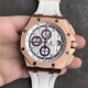 Audemars Piguet - AP ROO 2017 Summer Edition 44mm RG/RU White Dial JF V2 A3126 Mod