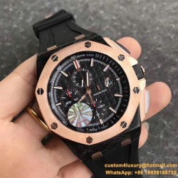 Audemars Piguet - Royal Oak Offshore 44mm Forged Carbon/RG Black Dial JF 1:1 Best Ed