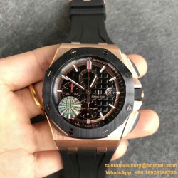 Audemars Piguet - Royal Oak Offshore Novelty 44mm CER/RG/RU Black Dial JF V2 A3126