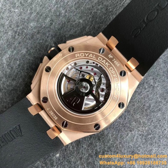 Audemars Piguet - Royal Oak Offshore Novelty 44mm CER/RG/RU Black Dial JF V2 A3126