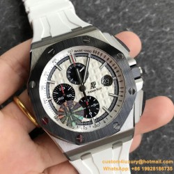 Audemars Piguet - Royal Oak Offshore Novelty 44mm CER/SS/RU White Dial JF V2 A3126