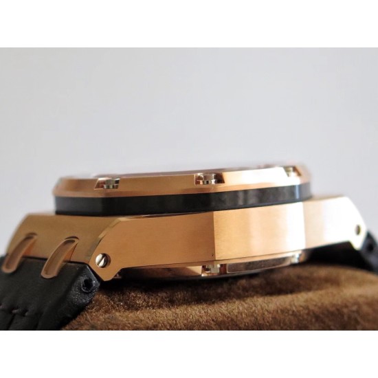 Audemars Piguet - Juan Pablo Montoya Limited Ed 44mm RG/LE Black Dial JF A7750