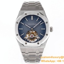 Royal Oak Tourbillon 41mm SS/SS Blue/Stk R8F V2 Flying Tourbillon