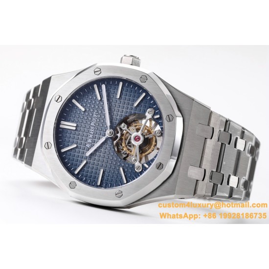 Royal Oak Tourbillon 41mm SS/SS Blue/Stk R8F V2 Flying Tourbillon