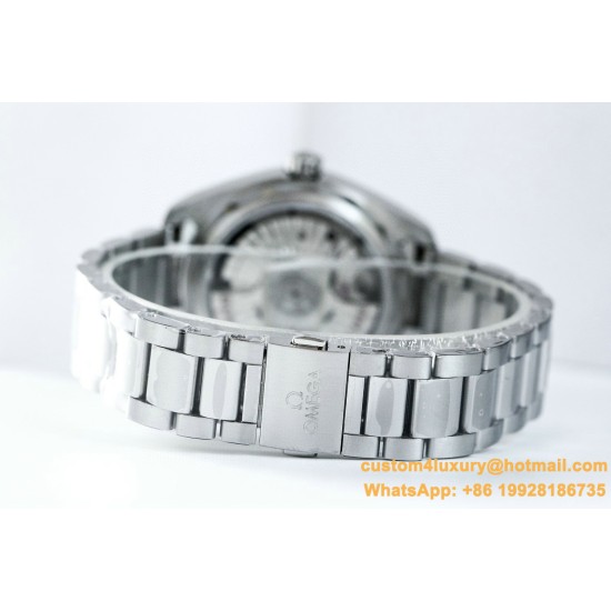 OMEGA- Aqua Terra 150M 34mm Ladies SS/SS S.Wht/Dm VSF A8800