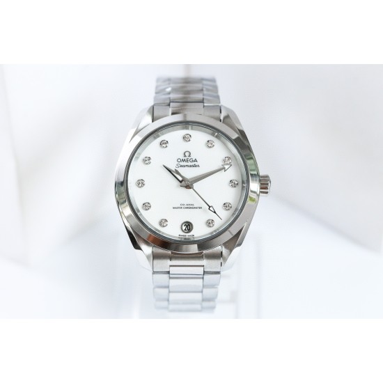 OMEGA- Aqua Terra 150M 34mm Ladies SS/SS W.MOP/Dm VSF A8800