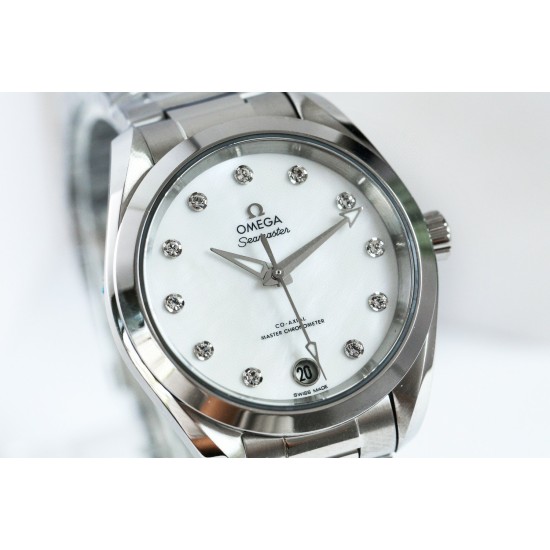OMEGA- Aqua Terra 150M 34mm Ladies SS/SS W.MOP/Dm VSF A8800