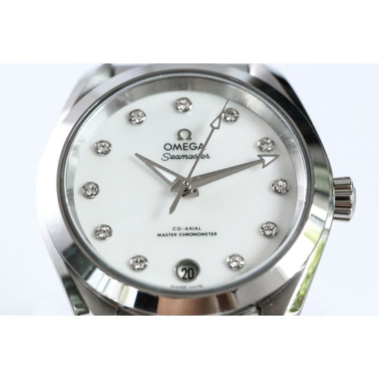 OMEGA- Aqua Terra 150M 34mm Ladies SS/SS W.MOP/Dm VSF A8800