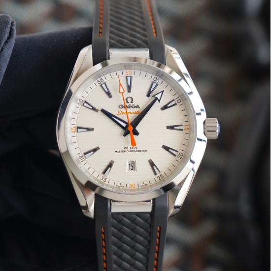 OMEGA-Aqua Terra 150M 41mm SS/RU White Dial GDF MY8215