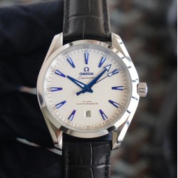 OMEGA-Aqua Terra 150M 41mm SS/RU White Dial GDF MY8215
