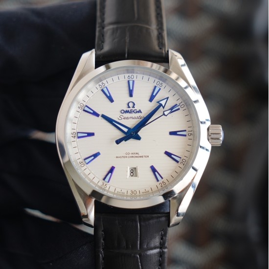 OMEGA-Aqua Terra 150M 41mm SS/RU White Dial GDF MY8215