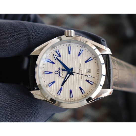 OMEGA-Aqua Terra 150M 41mm SS/RU White Dial GDF MY8215