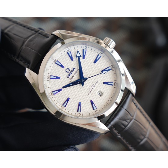 OMEGA-Aqua Terra 150M 41mm SS/RU White Dial GDF MY8215