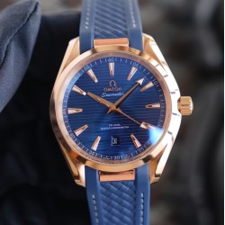 OMEGA-Aqua Terra 150M 41mm RG/RU Blue Dial GDF MY8215
