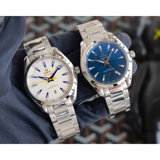 OMEGA-Aqua Terra 150M 41mm SS/SS White Dial GDF A8500