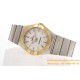OMEGA - Constellation Ladies 28mm YG/SS Wht MOP Stk 8848F Swiss Qtz