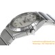 OMEGA - Constellation Ladies 28mm SS/SS White MOP Diamonds Marker 8848F Swiss Qtz