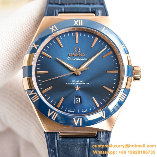 OMEGA - Constellation 2020 41mm RG/LE Blue Dial BLSF A8900