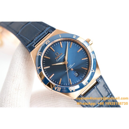 OMEGA - Constellation 2020 41mm RG/LE Blue Dial BLSF A8900