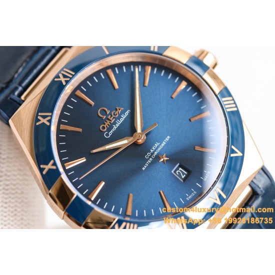 OMEGA - Constellation 2020 41mm RG/LE Blue Dial BLSF A8900