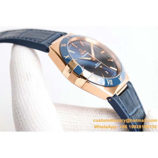 OMEGA - Constellation 2020 41mm RG/LE Blue Dial BLSF A8900