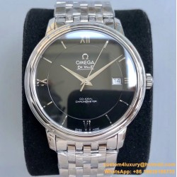 OMEGA - De Ville Prestige Mens 40MM SS/SS Black TWF Asia 2824
