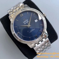 OMEGA - De Ville Prestige Mens 40MM SS/SS Blue TWF Asia 2824