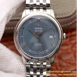 OMEGA - De Ville Prestige Mens 40MM SS/SS Blue MKS MY901