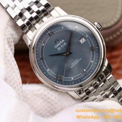 OMEGA - De Ville Prestige Mens 40MM SS/SS Blue MKS MY901