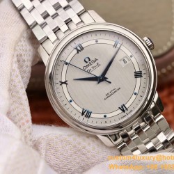 OMEGA - De Ville Prestige Mens 40MM SS/SS Silver Dial MKS MY9015
