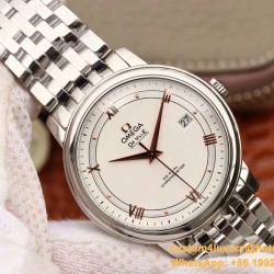 OMEGA - De Ville Prestige Mens 40MM SS/SS White Dial MKS MY9015