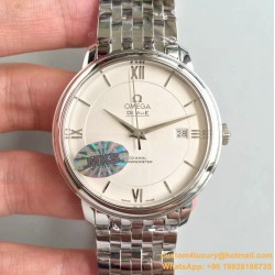 OMEGA - De Ville Prestige Mens 40MM SS/SS White MKS MY9015