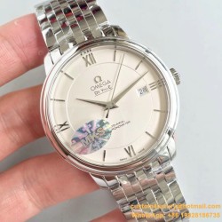 OMEGA - De Ville Prestige Mens 40MM SS/SS White MKS MY9015