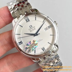 OMEGA - De Ville Prestige Mens 40MM SS/SS White MKS MY9015
