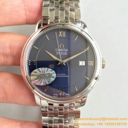 OMEGA - De Ville Prestige Mens 40MM SS/SS Blue MKS MY9015