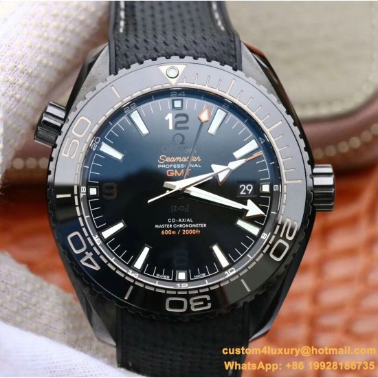Planet Ocean 45.5mm Deep Black CER/NY Blk VSF A8906 V2 Super Clone