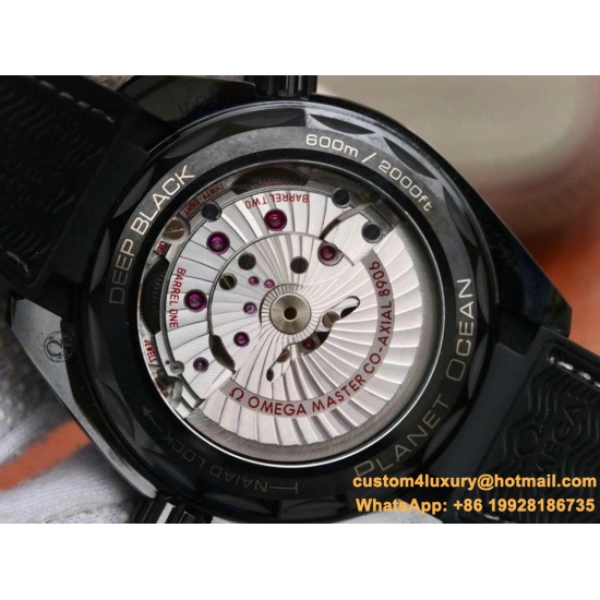 Planet Ocean 45.5mm Deep Black CER/NY Blk VSF A8906 V2 Super Clone