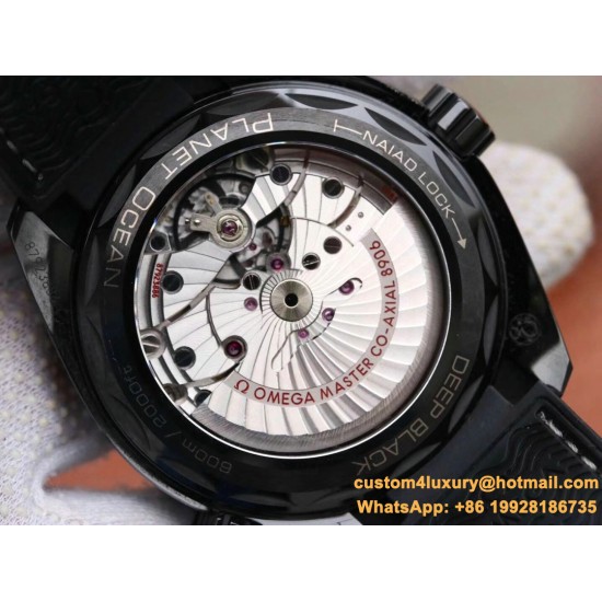 Planet Ocean 45.5mm Deep Black CER/NY Blk VSF A8906 V2 Super Clone