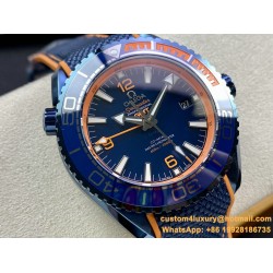 OMEGA - Planet Ocean 45.5mm "Big Blue" GMT CER/NY BF A8906 V2 Super Clone
