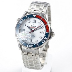 Omega - Seamaster Commander 007 41MM SS/SS White URF MY8205 Mod