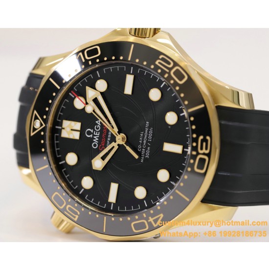 Omega - Seamaster 300m James Bond 007 2019 42MM YG/RU Black Diaml ORF A8806