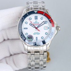 Omega - Seamaster 300m James Bond 007 2019 42mm SS/SS White Dial k6F A8806