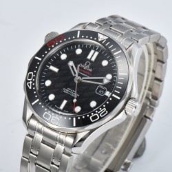 OMEGA - Seamaster 300m 007 50th 42MM SS/SS Black Dial OMF A2824