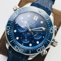Omega - Seamaster 300M Chronograph 44mm SS/RU Blue Dial TWF A9900