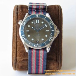 OMEGA - Seamaster 300m 42mm SS/NY Grey Dial URF A8800