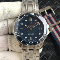 OMEGA - Seamaster 300m 42mm SS/SS Blue Dial URF A8800