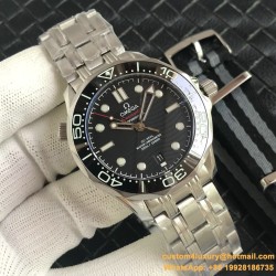 OMEGA - Seamaster 300m 42mm SS/SS Black Dial URF A8800