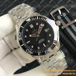 OMEGA - Seamaster 300m 42mm SS/SS Black Dial URF A8800