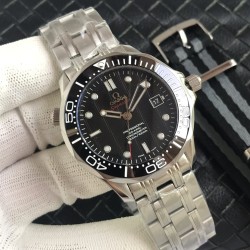 OMEGA - Seamaster 300m 42mm SS/SS Black Dial URF A8800