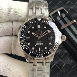 OMEGA - Seamaster 300m 42mm SS/SS Black Dial URF A8800